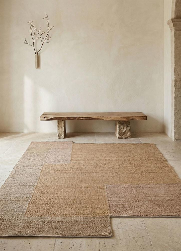 daaira beige and brown jute and hemp flat weavesRug - Rander