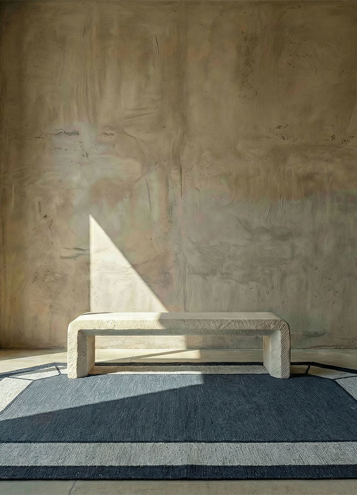 daaira blue jute and hemp flat weavesRug - Rander daaira blue jute and hemp flat weavesRug - Rander