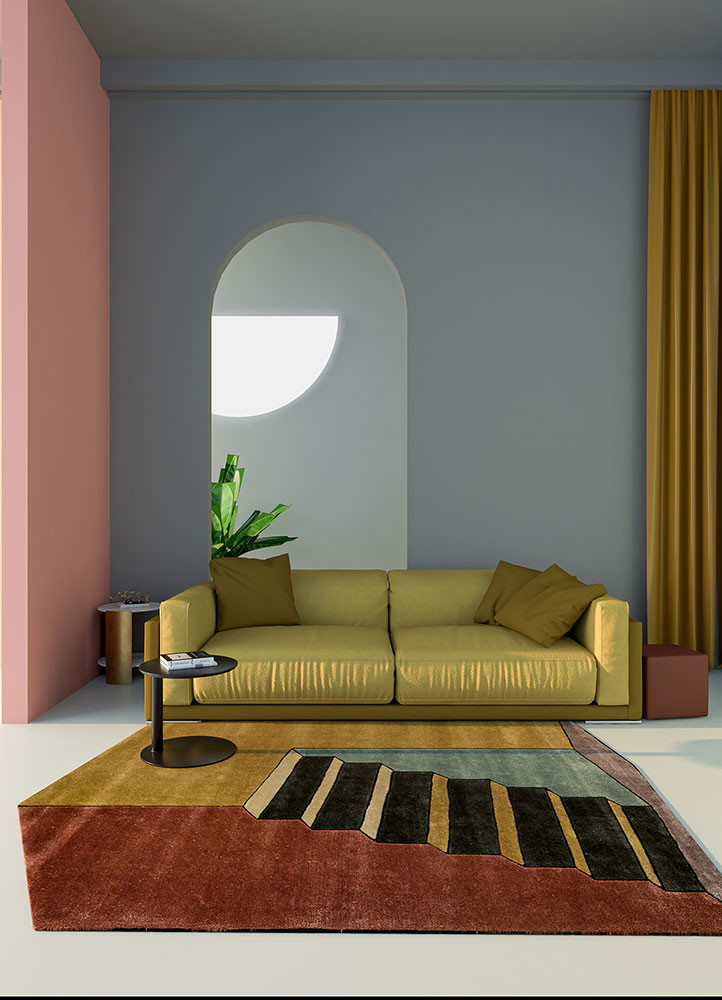 archetype multi wool and viscose hand tuftedRug - Rander