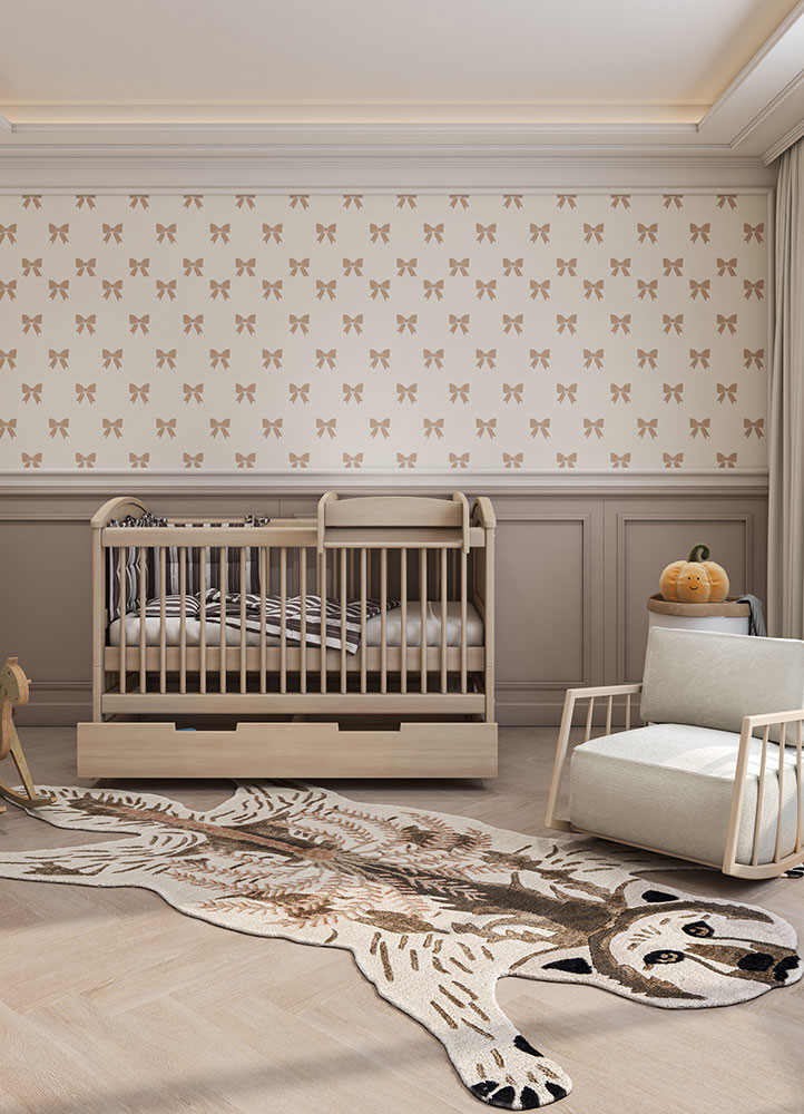 wild wanderlust ivory wool and viscose hand tuftedRug - Rander