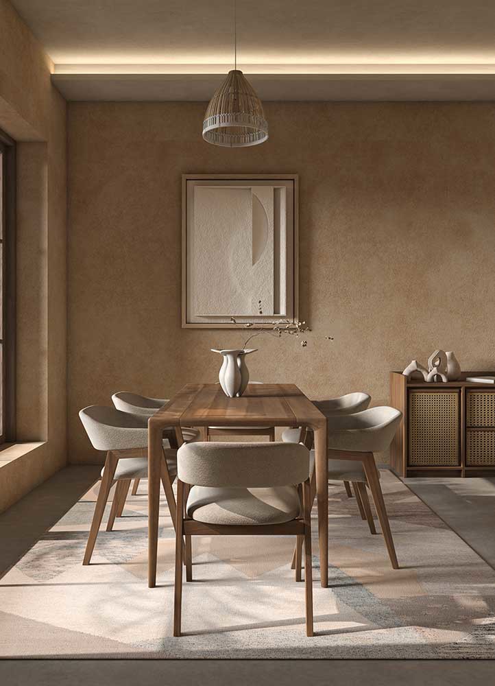 orenda grey and black wool and viscose flat weavesRug - Rander