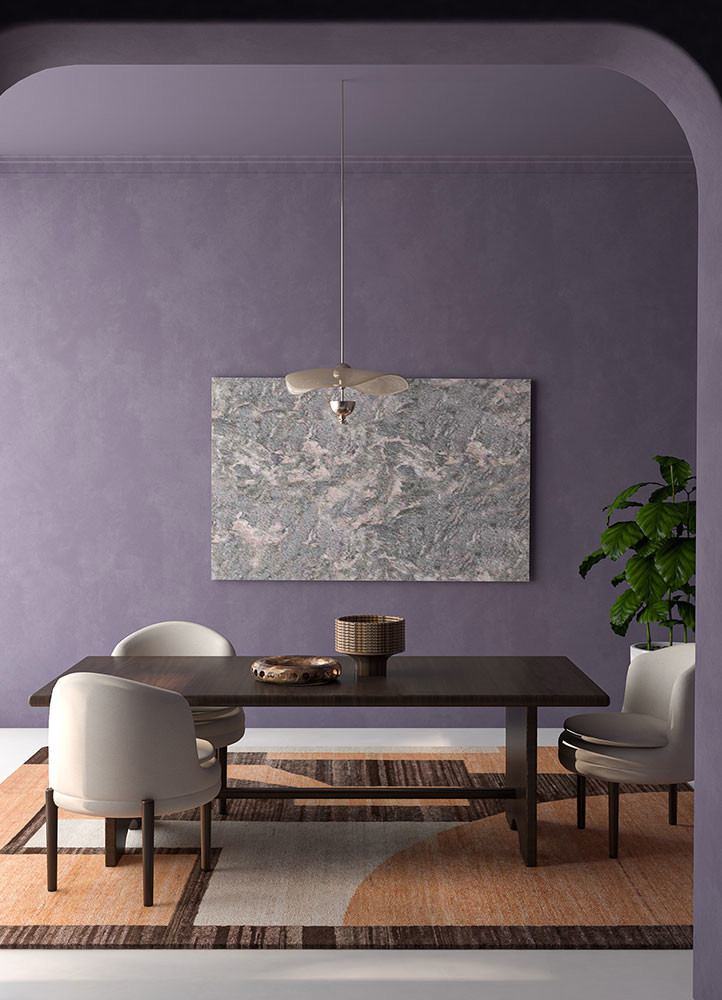 blythe beige and brown afghan wool hand knottedRug - Rander