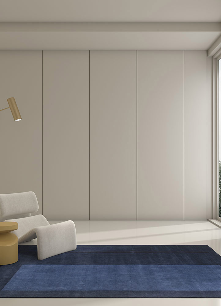 sthir blue wool hand knottedRug - Rander sthir blue wool hand knottedRug - Rander