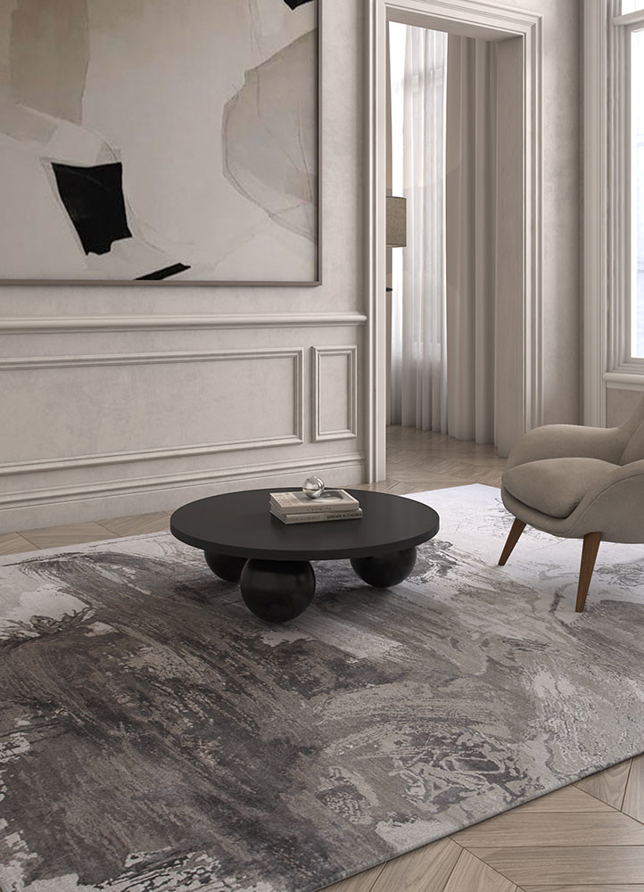 free verse by kavi ivory wool and bamboo silk hand knottedRug - Rander free verse by kavi ivory wool and bamboo silk hand knottedRug - Rander