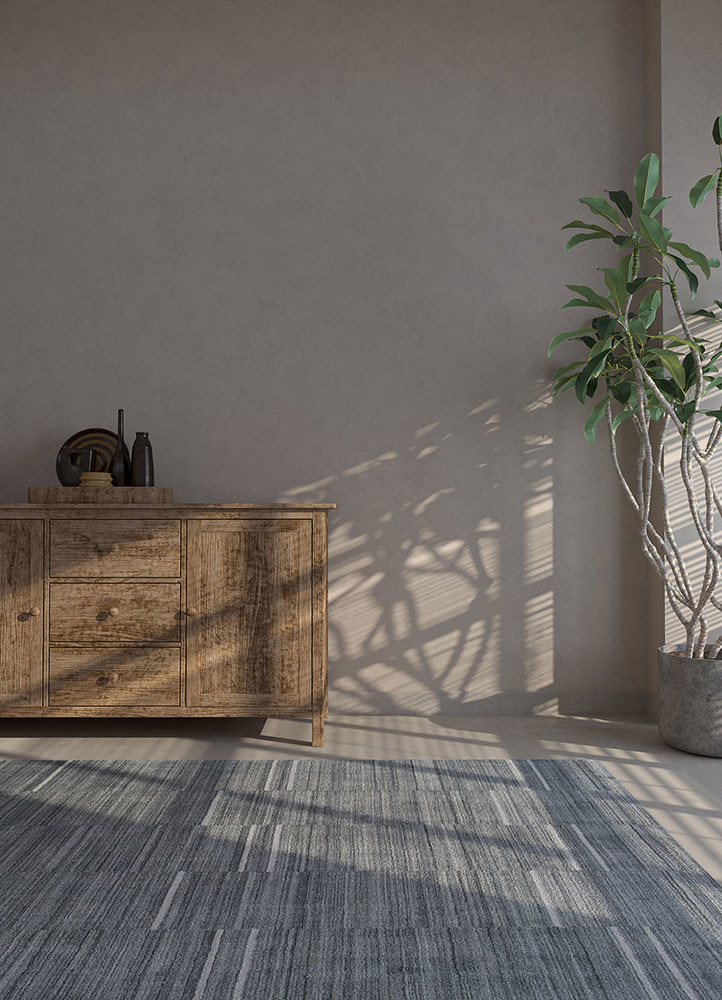 contour grey and black pet hand loomRug - Rander