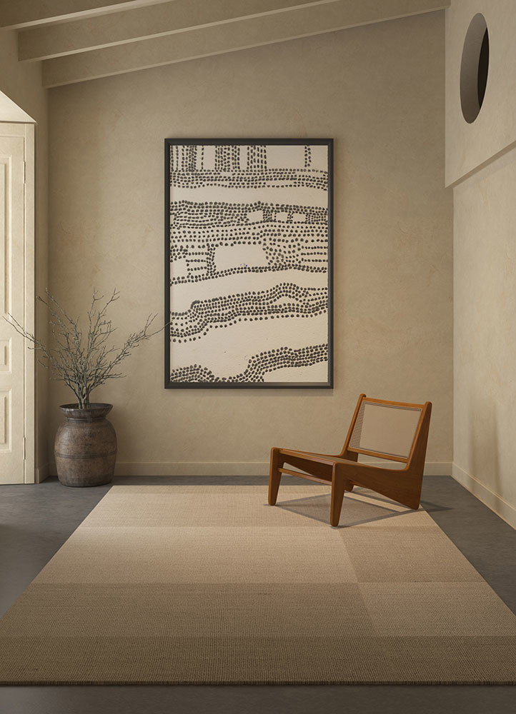 contour ivory wool hand loomRug - Rander