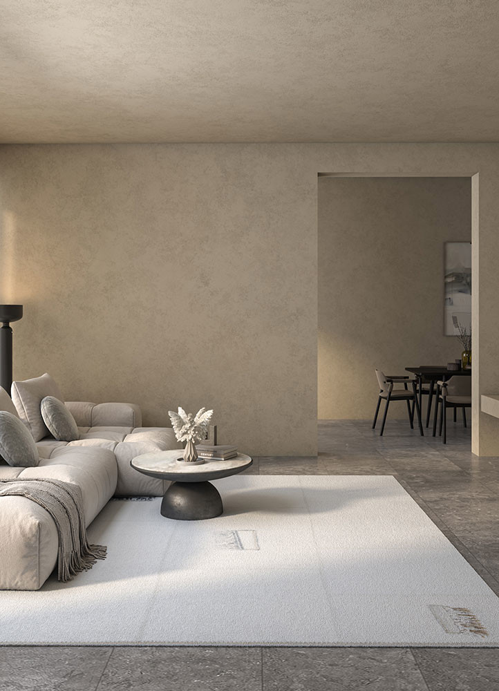 provenance ivory wool hand knottedRug - Rander