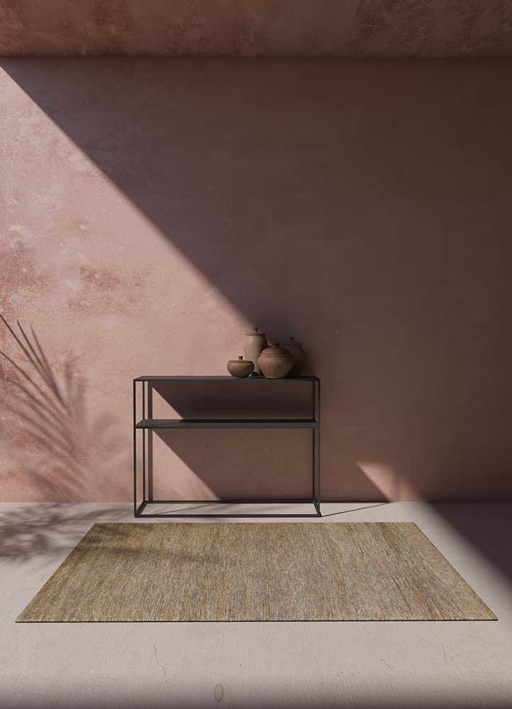 hula beige and brown jute and hemp hand knottedRug - Rander