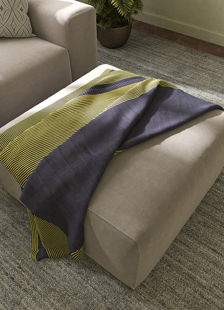 bespoke sile beige and brown polyester hand loomHome Textile - Rander