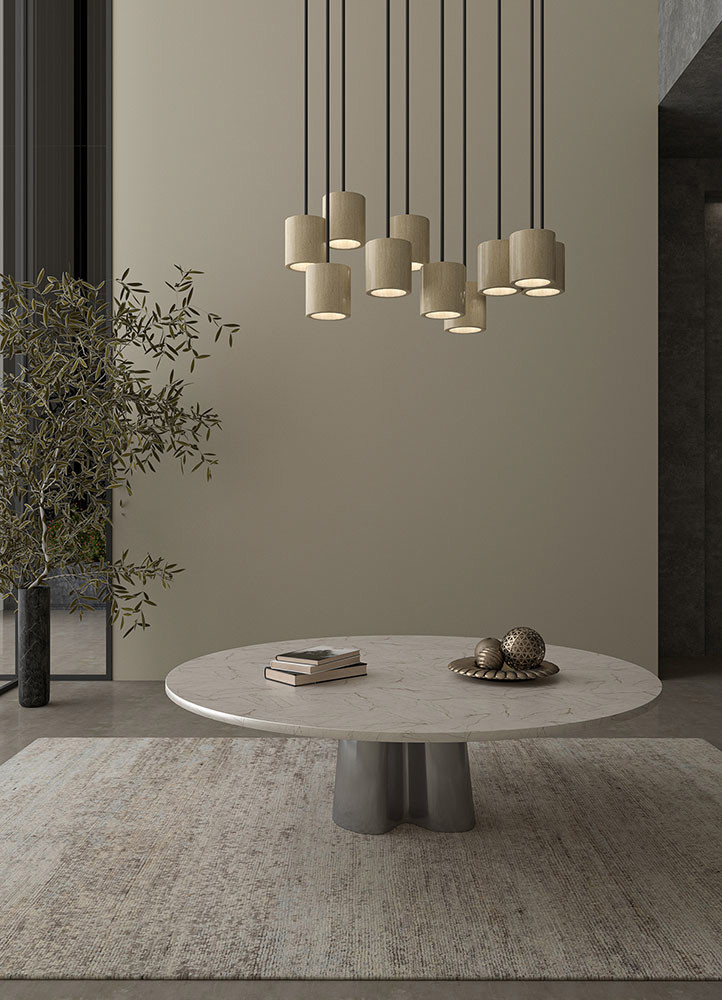 uvenuti ivory afghan wool hand knottedRug - Rander