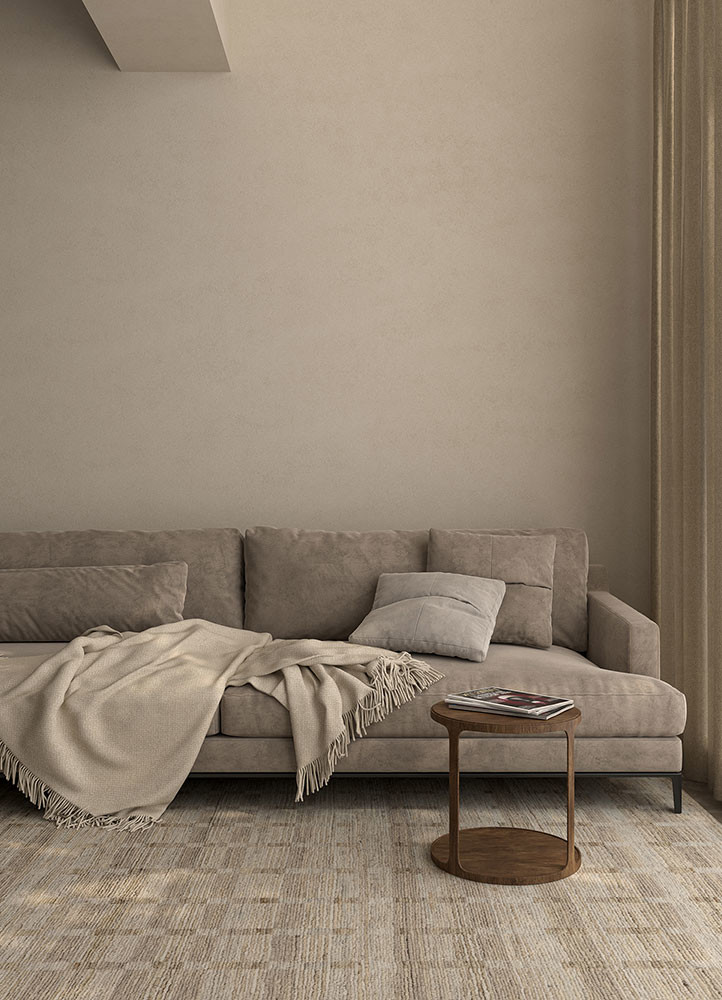 manifest ivory wool hand knottedRug - Rander