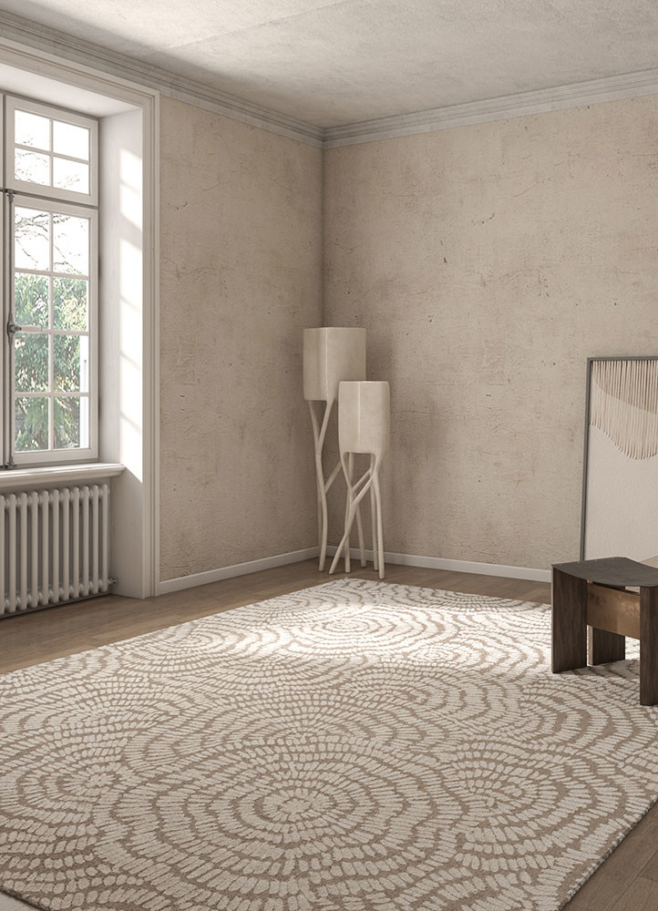 aurelia grey and black wool and viscose hand tuftedRug - Rander