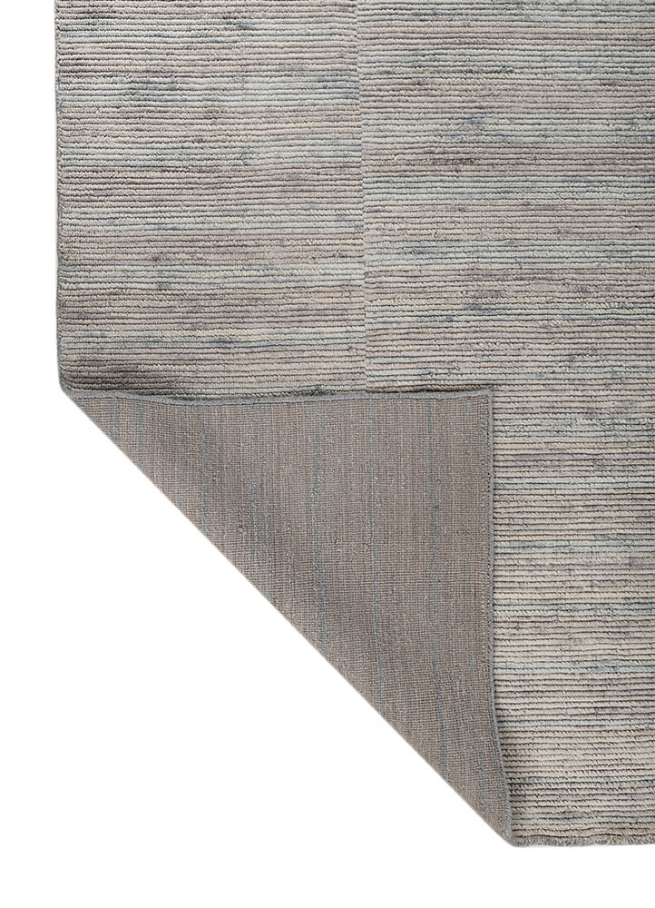 saga blue wool hand loom Rug - Backing Shot saga blue wool hand loom Rug - Backing Shot