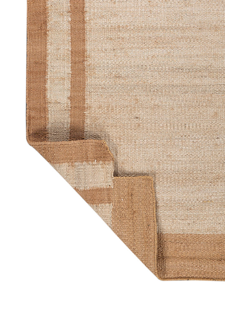 daaira ivory jute and hemp flat weaves Rug - Backing Shot
