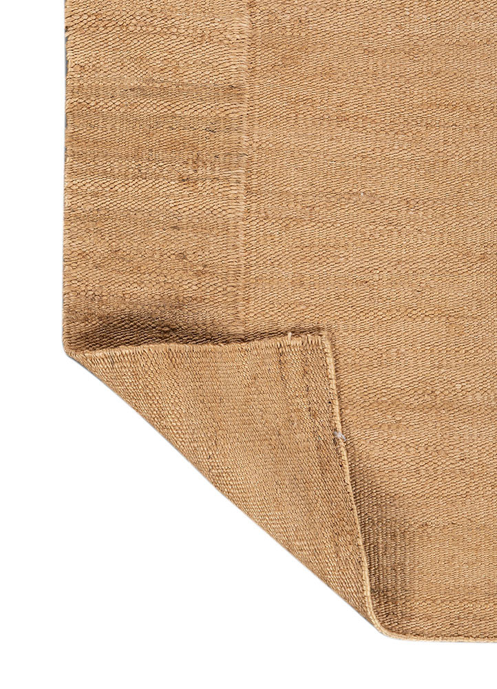daaira beige and brown jute and hemp flat weaves Rug - Backing Shot