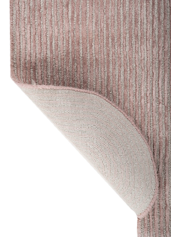 caliedo grey and black wool and viscose hand tufted Rug - Backing Shot caliedo grey and black wool and viscose hand tufted Rug - Backing Shot