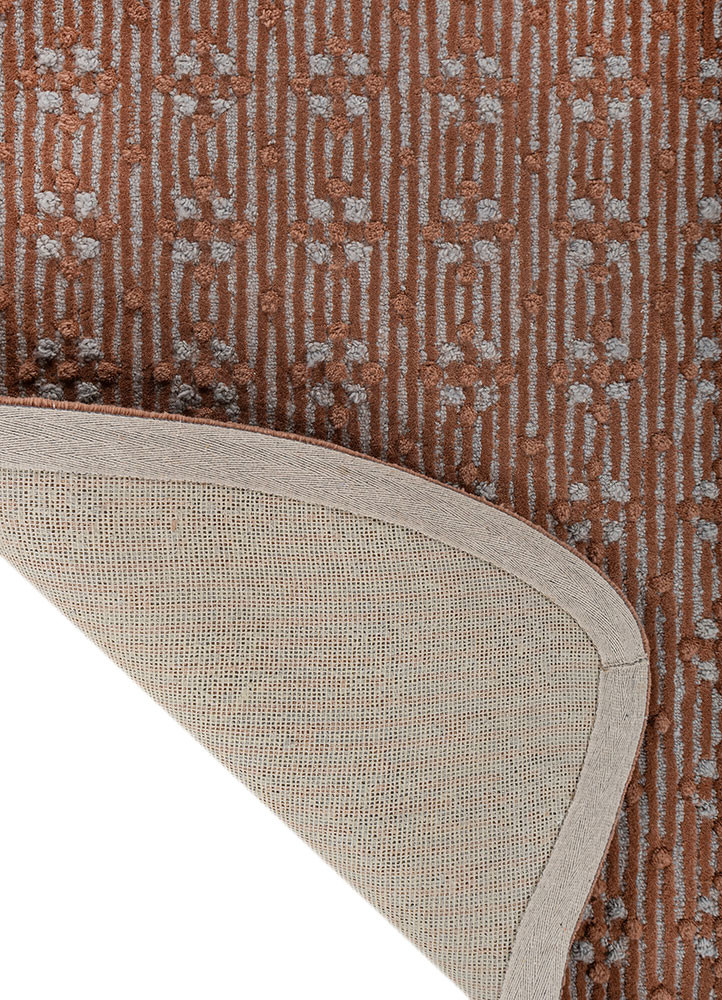 pathways blue wool hand tufted Rug - Backing Shot pathways blue wool hand tufted Rug - Backing Shot