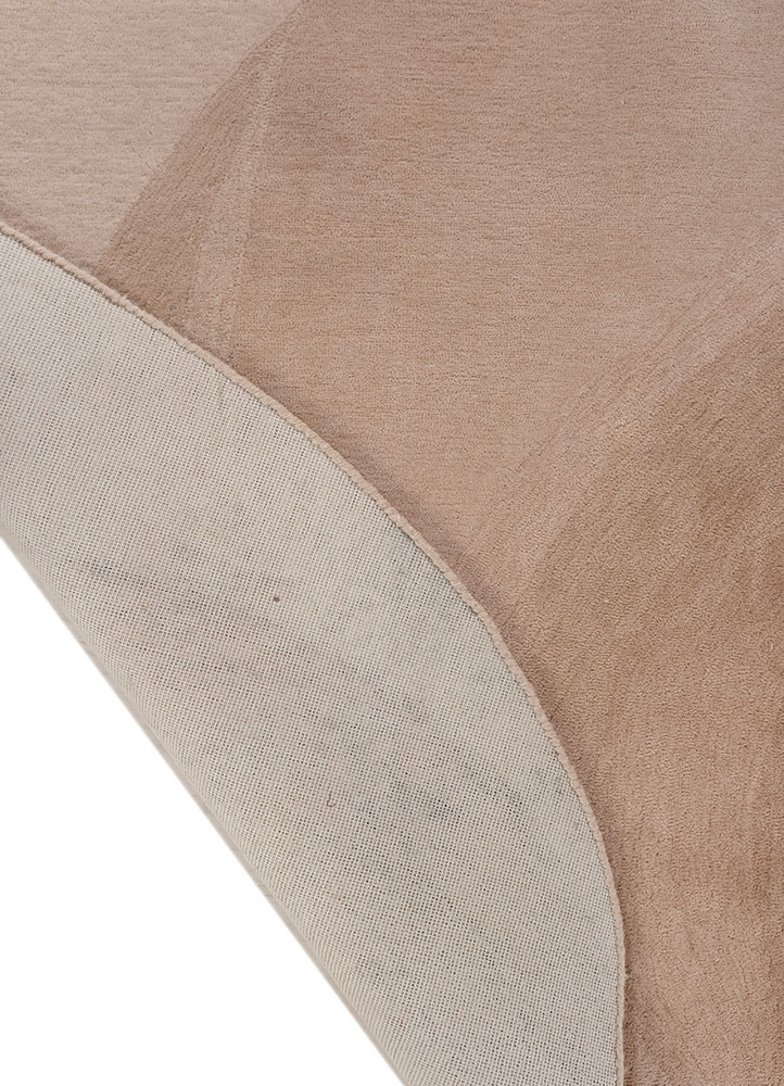 chroma pink and purple wool hand tufted Rug - Backing Shot