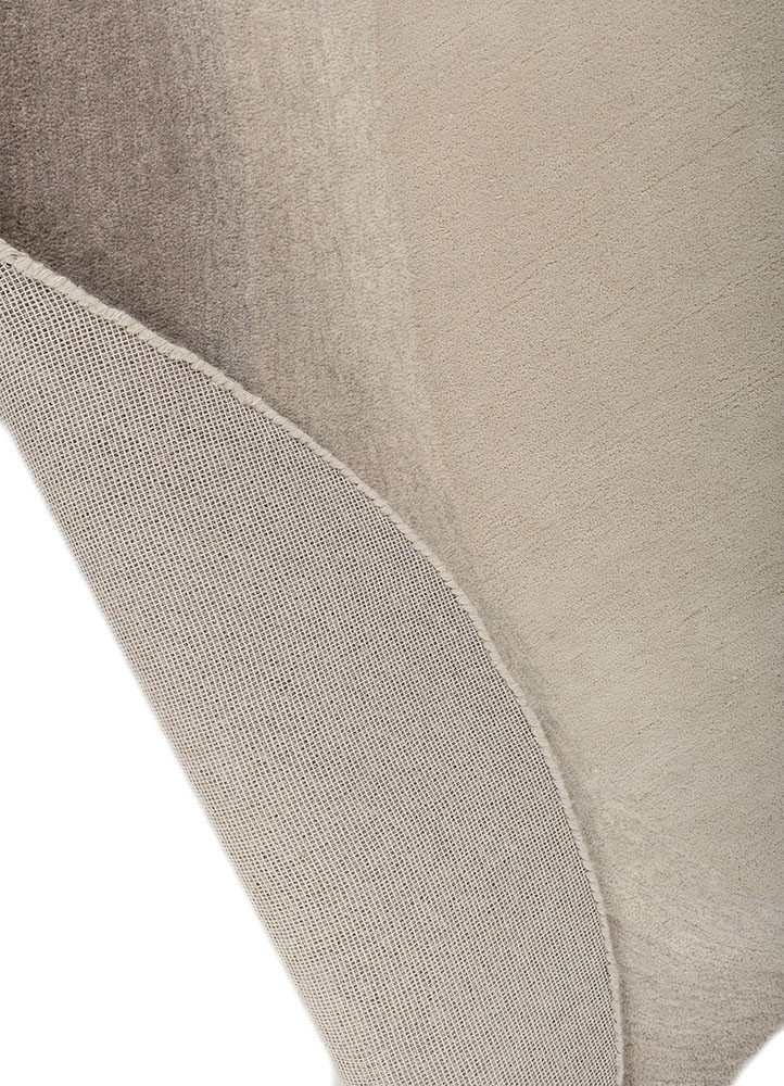 chroma ivory wool hand tufted Rug - Backing Shot