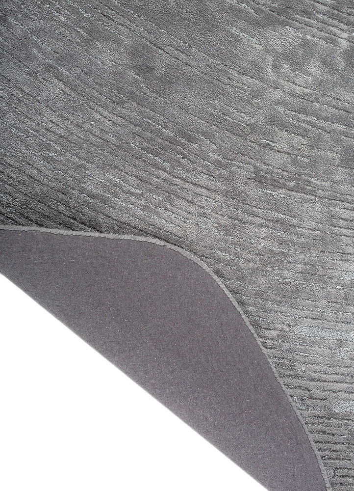 lucid blue viscose hand tufted Rug - Backing Shot lucid blue viscose hand tufted Rug - Backing Shot