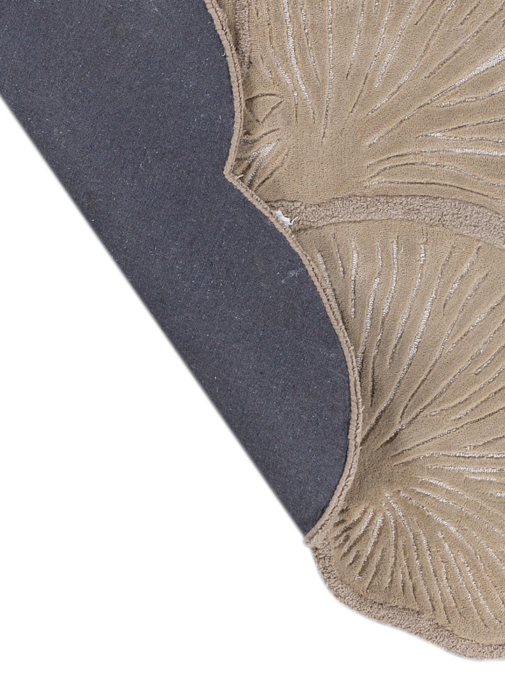 aurelia ivory wool and viscose hand tufted Rug - Backing Shot aurelia ivory wool and viscose hand tufted Rug - Backing Shot