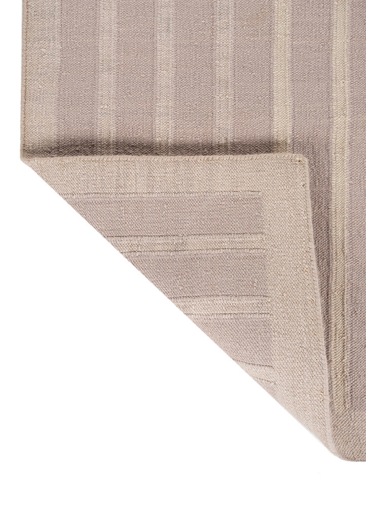 al fresco beige and brown polyester flat weaves Rug - Backing Shot
