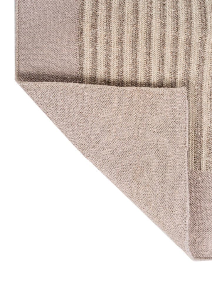 al fresco beige and brown polyester flat weaves Rug - Backing Shot al fresco beige and brown polyester flat weaves Rug - Backing Shot