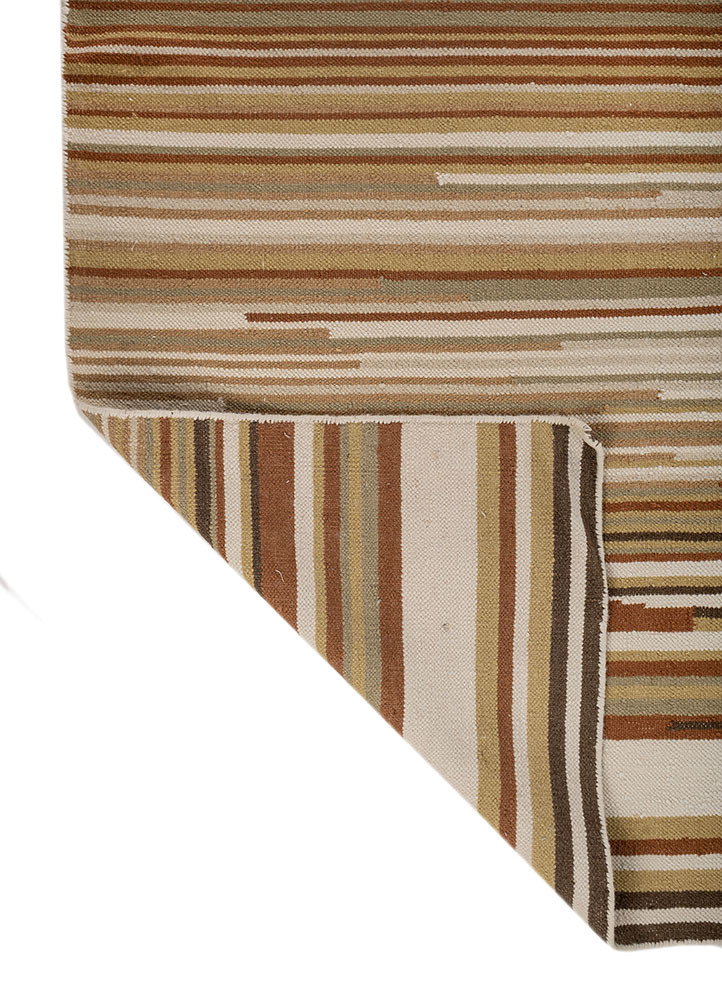 indusbar ivory wool flat weaves Rug - Backing Shot indusbar ivory wool flat weaves Rug - Backing Shot