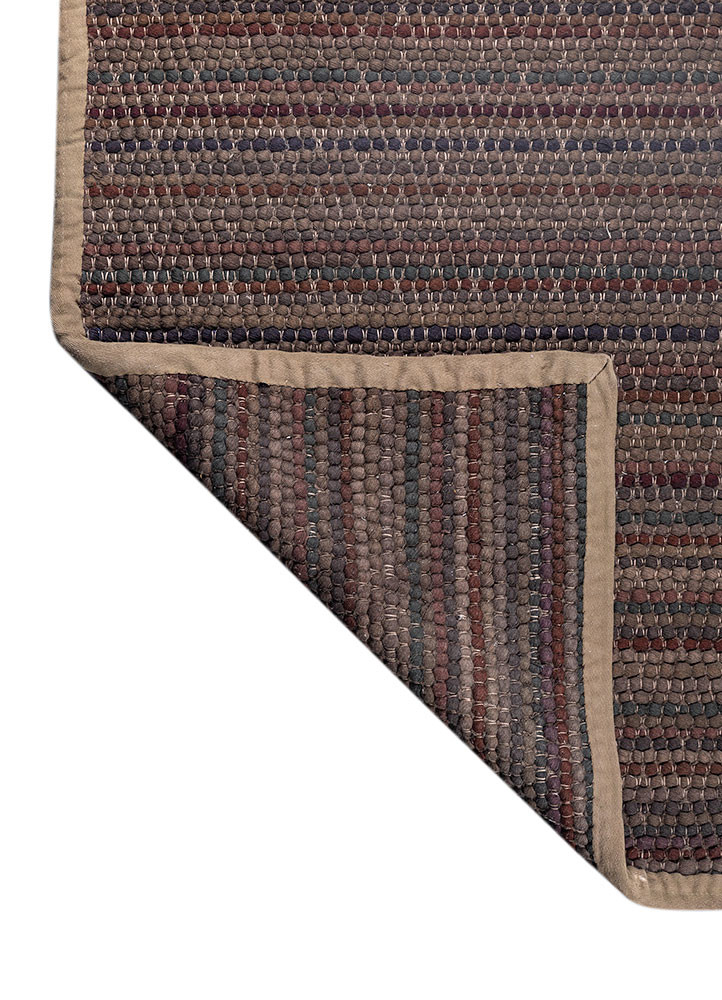 abrash green wool flat weaves Rug - Backing Shot abrash green wool flat weaves Rug - Backing Shot