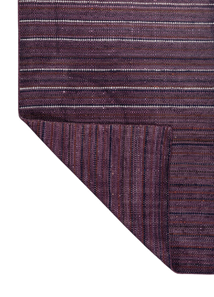 abrash pink and purple wool flat weaves Rug - Backing Shot abrash pink and purple wool flat weaves Rug - Backing Shot