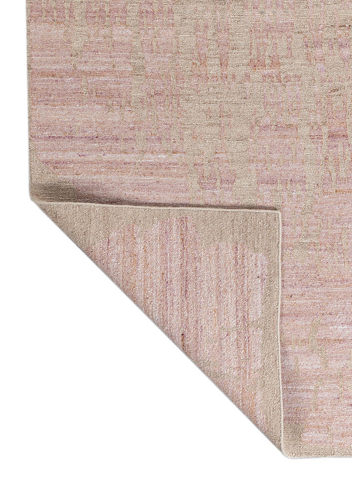aprezo beige and brown nylon hand knotted Rug - Backing Shot aprezo beige and brown nylon hand knotted Rug - Backing Shot
