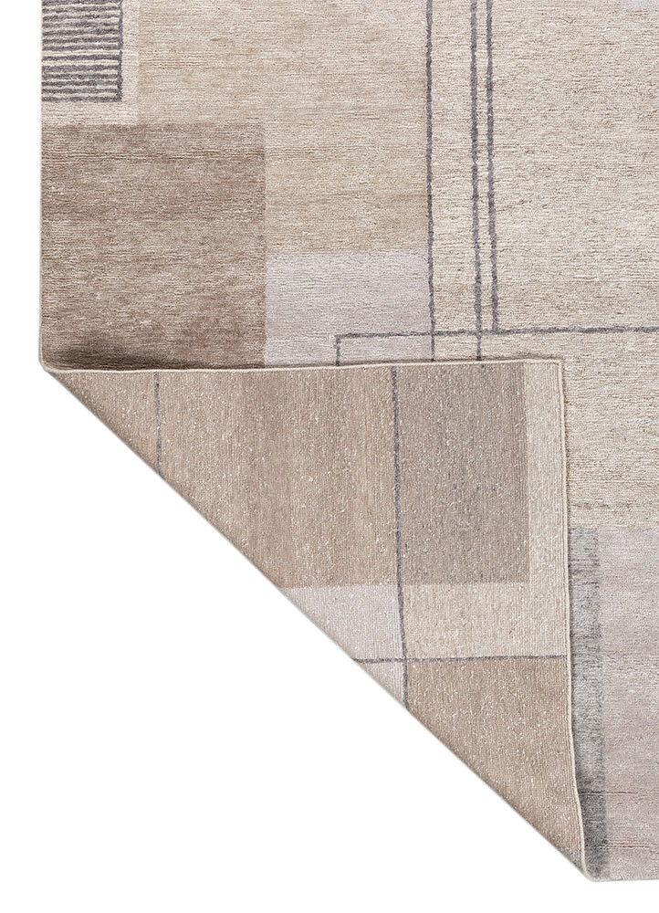 blythe ivory wool hand knotted Rug - Backing Shot blythe ivory wool hand knotted Rug - Backing Shot