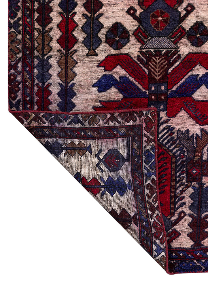 aprezo ivory wool hand knotted Rug - Backing Shot aprezo ivory wool hand knotted Rug - Backing Shot