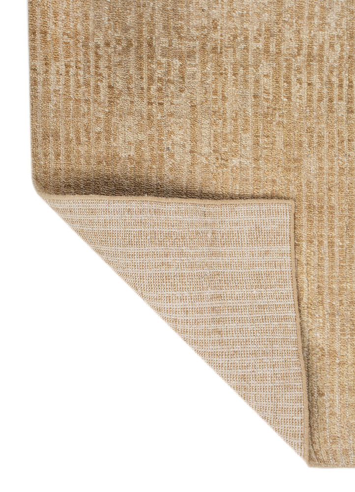 blythe beige and brown wool hand knotted Rug - Backing Shot blythe beige and brown wool hand knotted Rug - Backing Shot