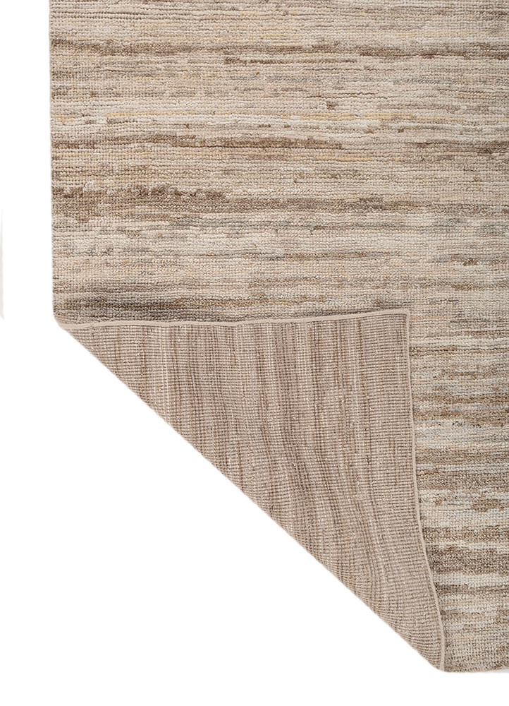 uvenuti ivory wool hand knotted Rug - Backing Shot uvenuti ivory wool hand knotted Rug - Backing Shot