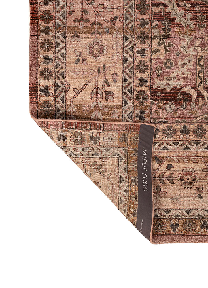 someplace in time red and orange afghan wool hand knotted Rug - Backing Shot someplace in time red and orange afghan wool hand knotted Rug - Backing Shot