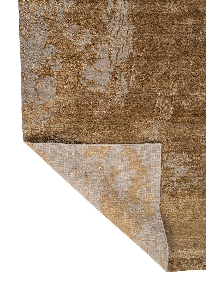 free verse by kavi gold wool and silk hand knotted Rug - Backing Shot free verse by kavi gold wool and silk hand knotted Rug - Backing Shot