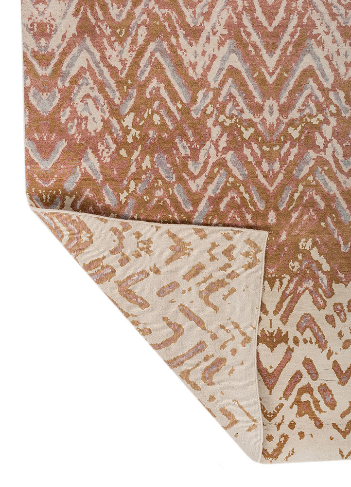 clan ivory wool hand knotted Rug - Backing Shot clan ivory wool hand knotted Rug - Backing Shot