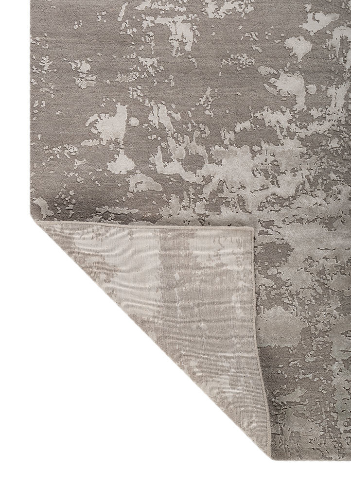 project error by kavi beige and brown wool and bamboo silk hand knotted Rug - Backing Shot project error by kavi beige and brown wool and bamboo silk hand knotted Rug - Backing Shot