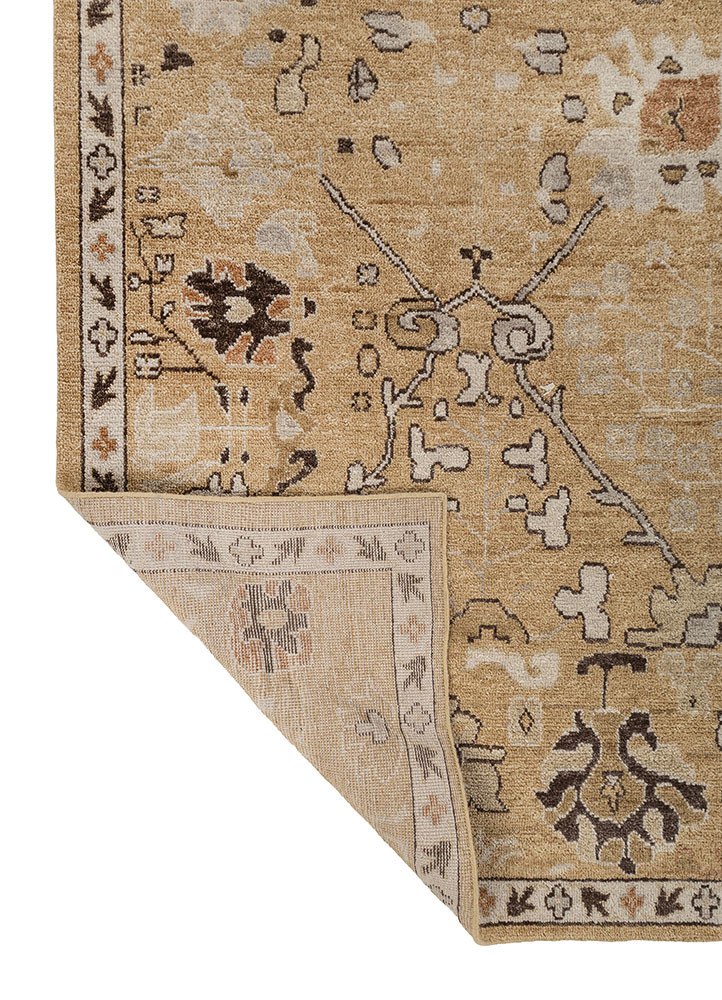 savana grey and black wool hand knotted Rug - Backing Shot savana grey and black wool hand knotted Rug - Backing Shot