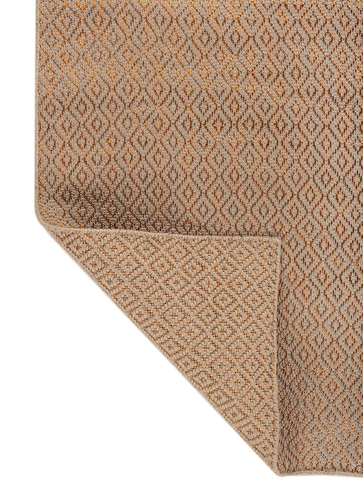 aprezo red and orange acrylic flat weaves Rug - Backing Shot aprezo red and orange acrylic flat weaves Rug - Backing Shot