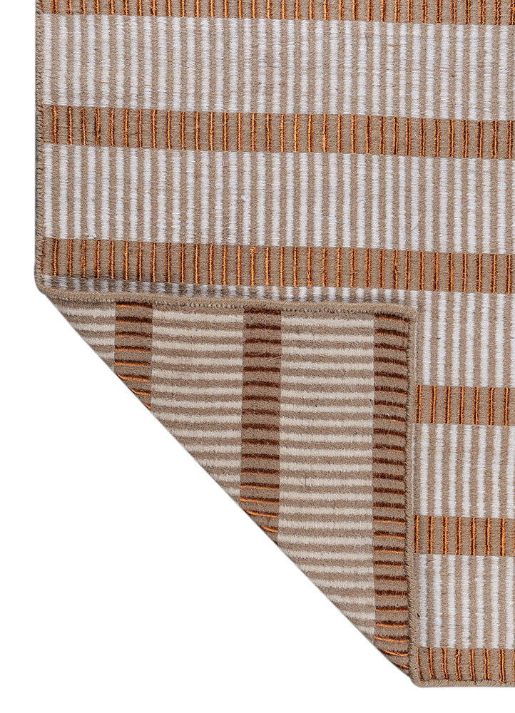 nomadic threads beige and brown jute and hemp flat weaves Rug - Backing Shot nomadic threads beige and brown jute and hemp flat weaves Rug - Backing Shot