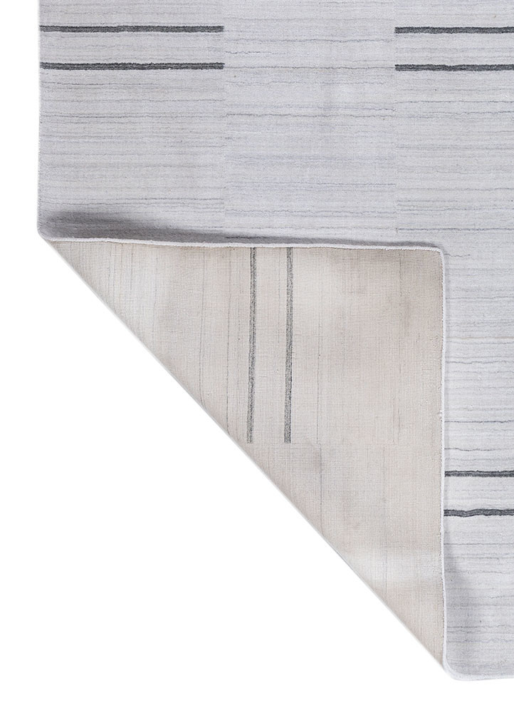 aprezo ivory polyester hand loom Rug - Backing Shot aprezo ivory polyester hand loom Rug - Backing Shot