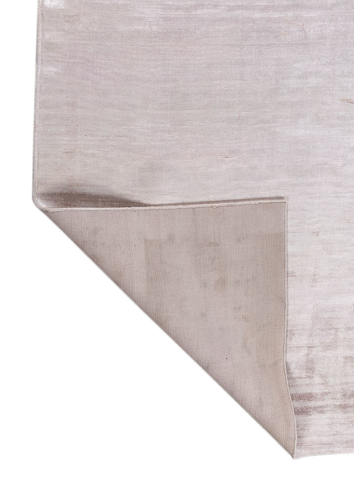 aprezo ivory viscose hand loom Rug - Backing Shot aprezo ivory viscose hand loom Rug - Backing Shot