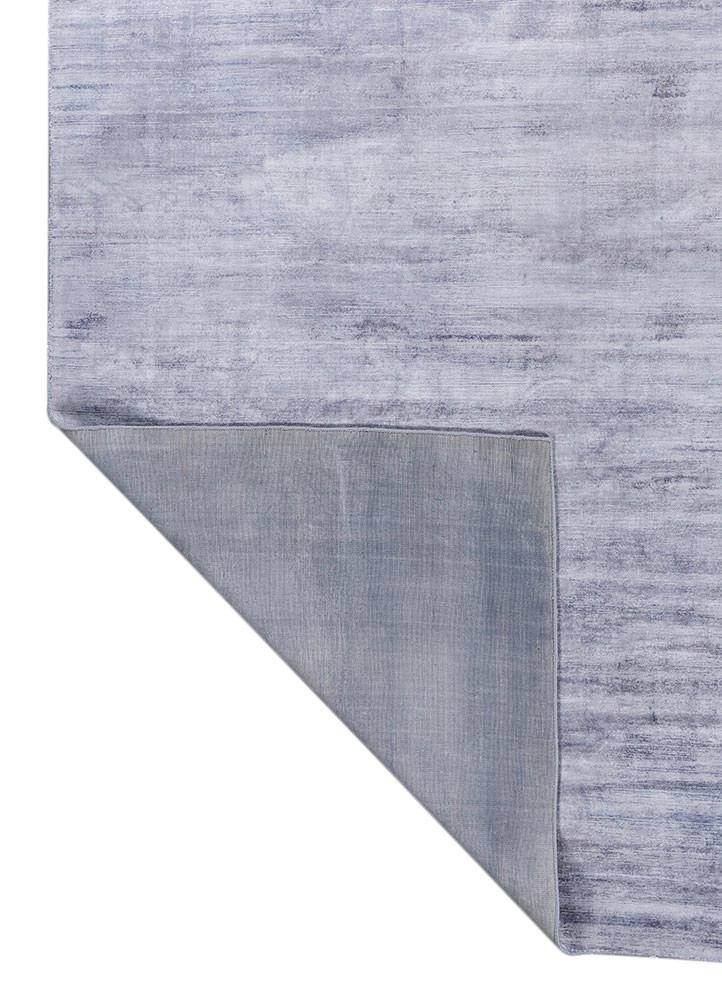 aprezo grey and black viscose hand loom Rug - Backing Shot aprezo grey and black viscose hand loom Rug - Backing Shot