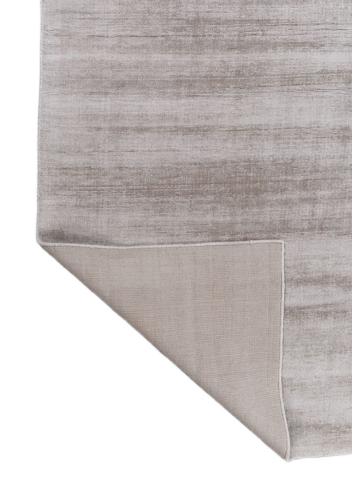 aprezo grey and black viscose hand loom Rug - Backing Shot aprezo grey and black viscose hand loom Rug - Backing Shot
