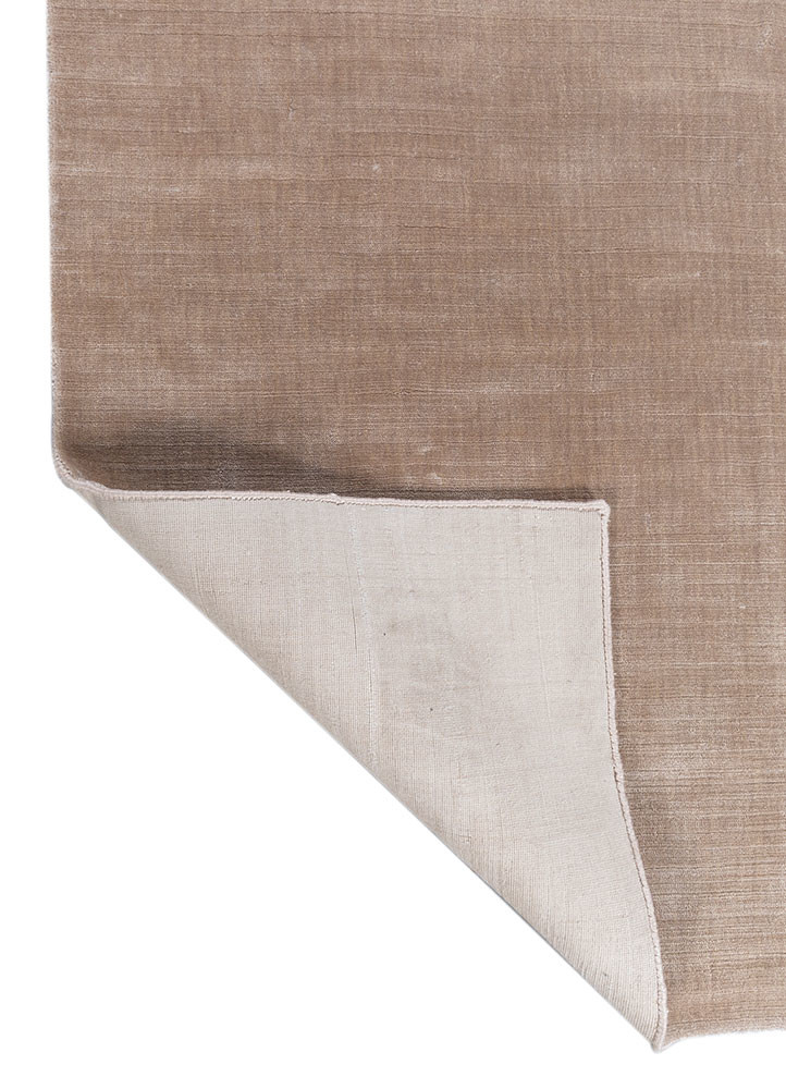 aprezo beige and brown tencil hand loom Rug - Backing Shot aprezo beige and brown tencil hand loom Rug - Backing Shot