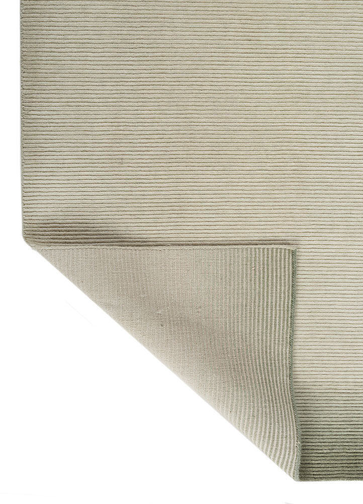 jean green wool hand loom Rug - Backing Shot jean green wool hand loom Rug - Backing Shot