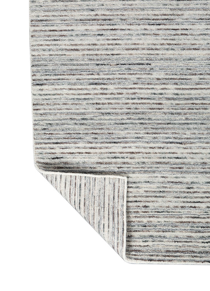 saga blue wool hand loom Rug - Backing Shot saga blue wool hand loom Rug - Backing Shot