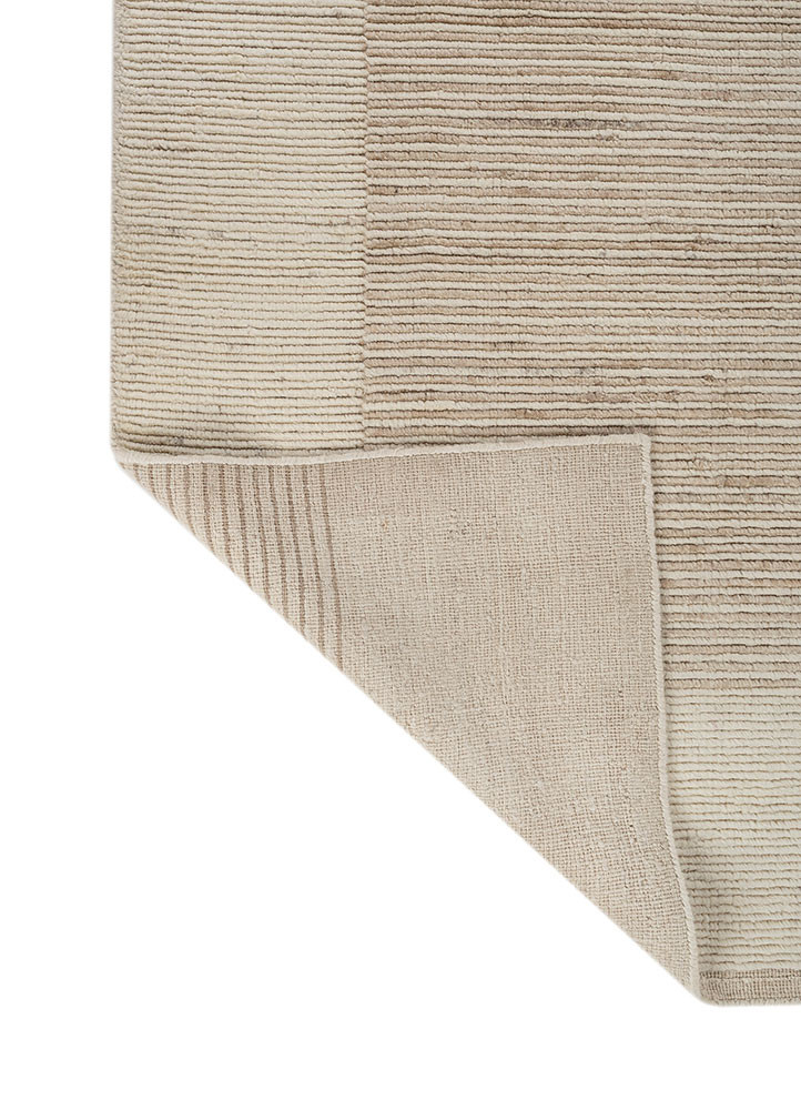 tesoro ivory wool hand loom Rug - Backing Shot tesoro ivory wool hand loom Rug - Backing Shot
